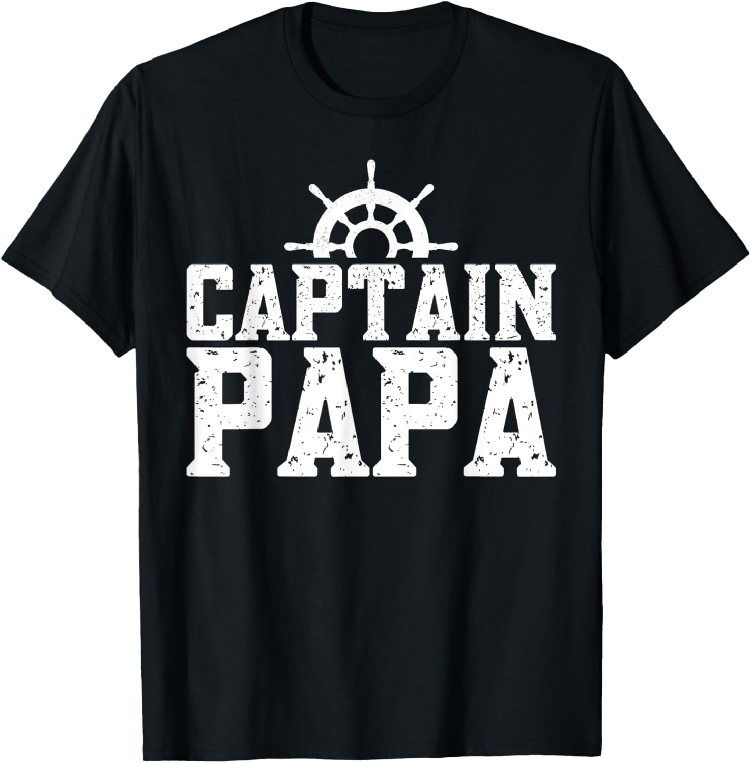 Captain Papa Pontoon Sailing Boat Boating Fathers Day