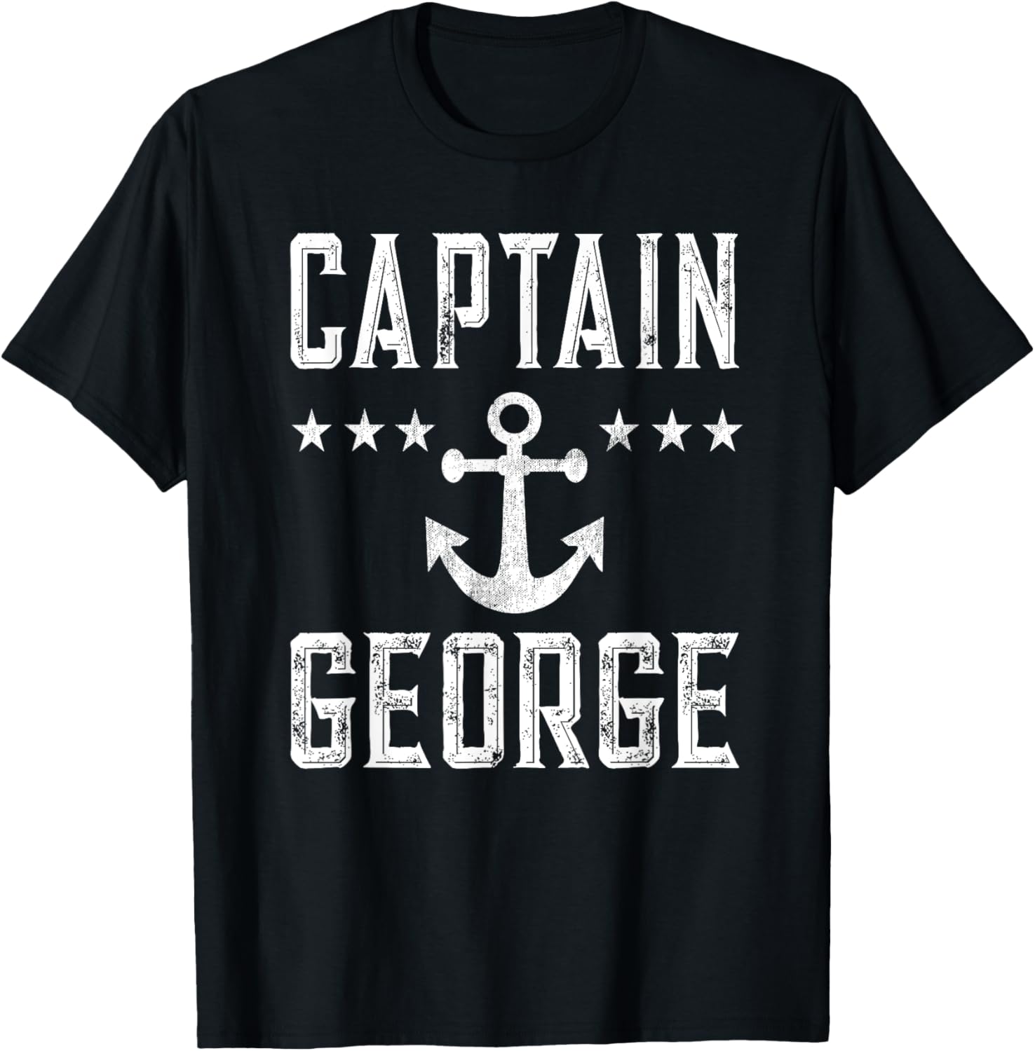Captain George Boat Owner Vintage Personalized Boating Theme