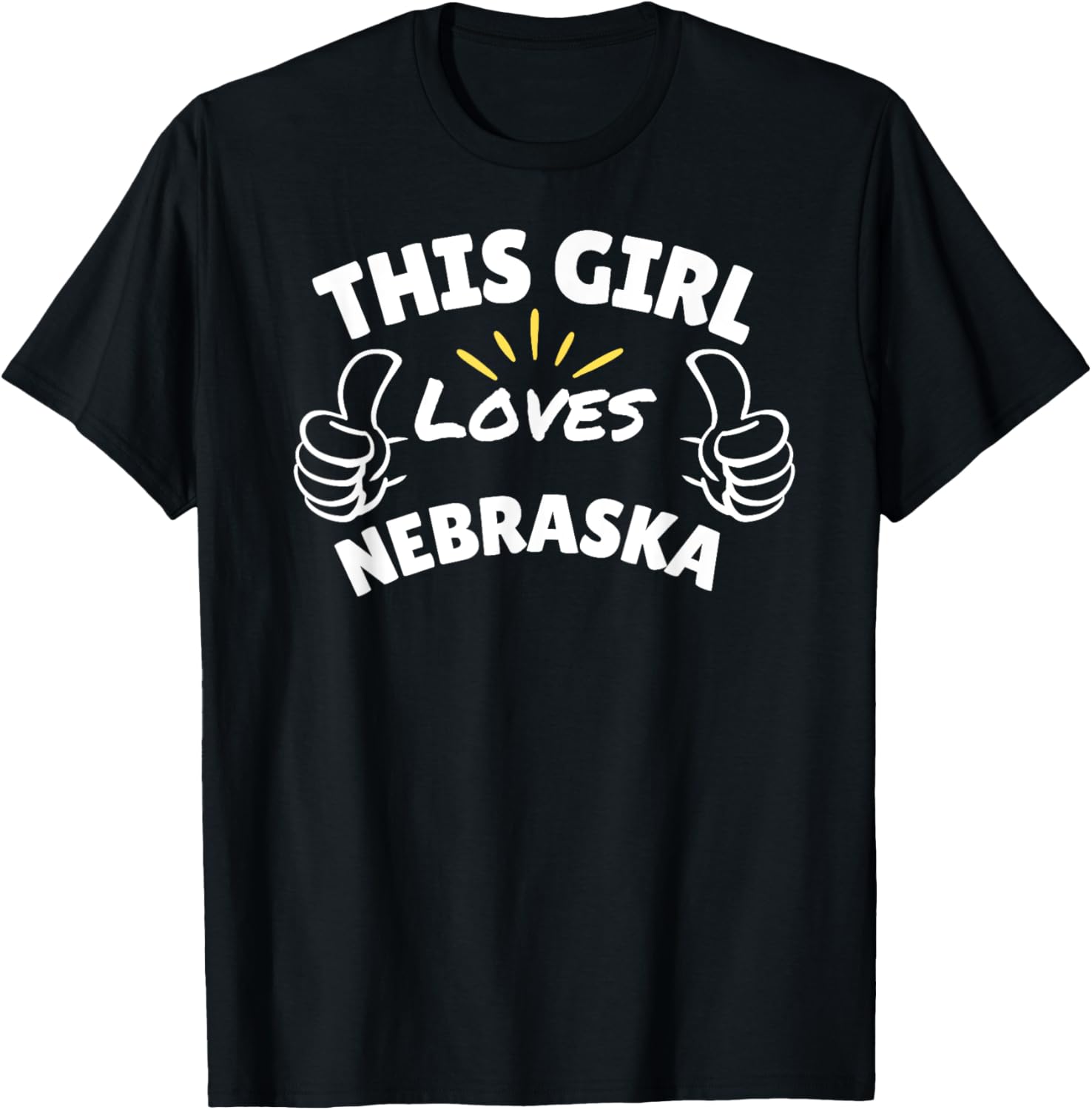 Fun Graphic-This Girl Loves Nebraska