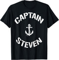 Sailing Boat Captain Steven Personalized Boating Name