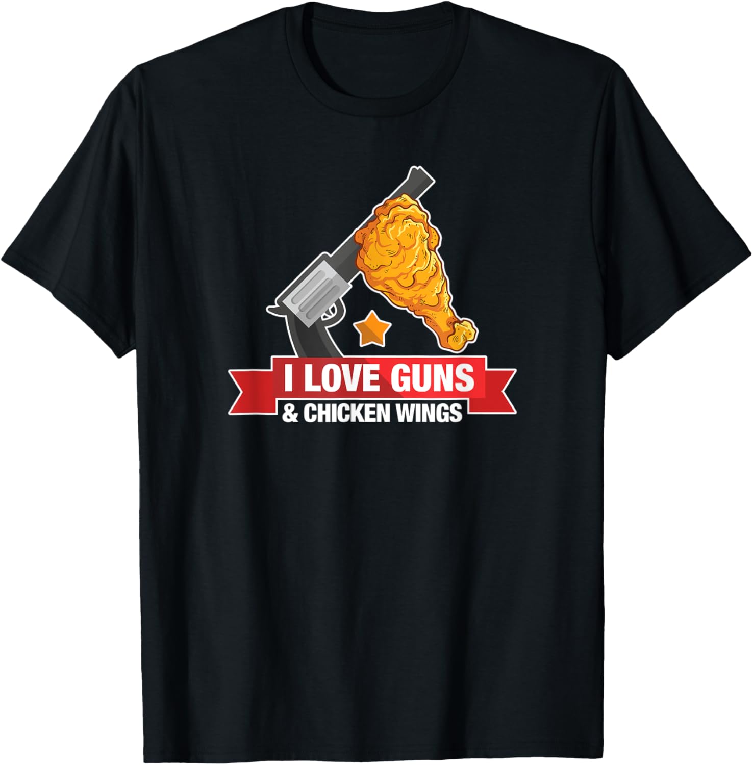 I Love Guns Chicken Wings