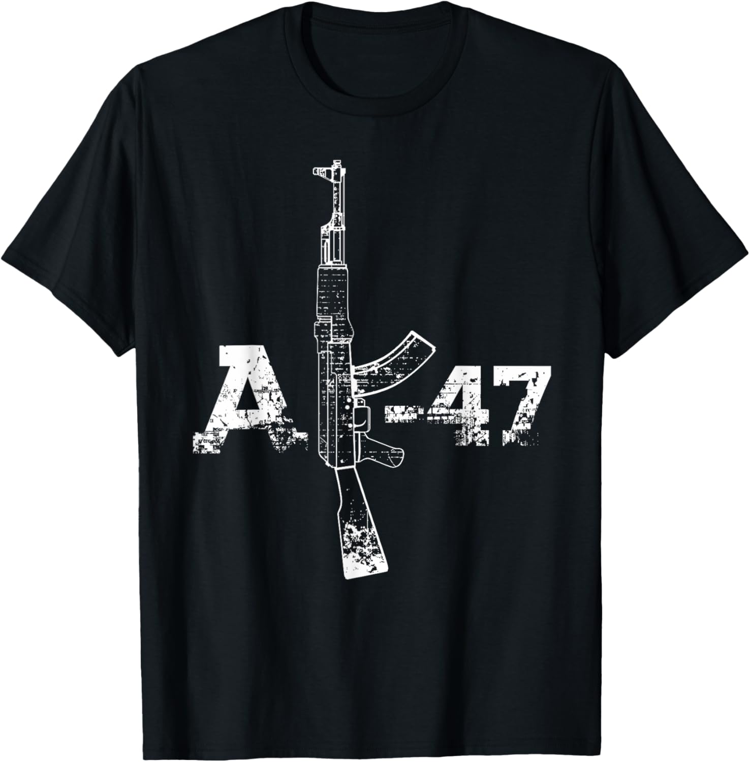Gun Lovers Apparel Co Ak47 Gun Silhouette Illustration T Shirt Ak 47