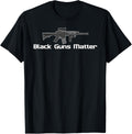 Black Guns Matter T Shirt Firearms Handgun By Zany Brainy