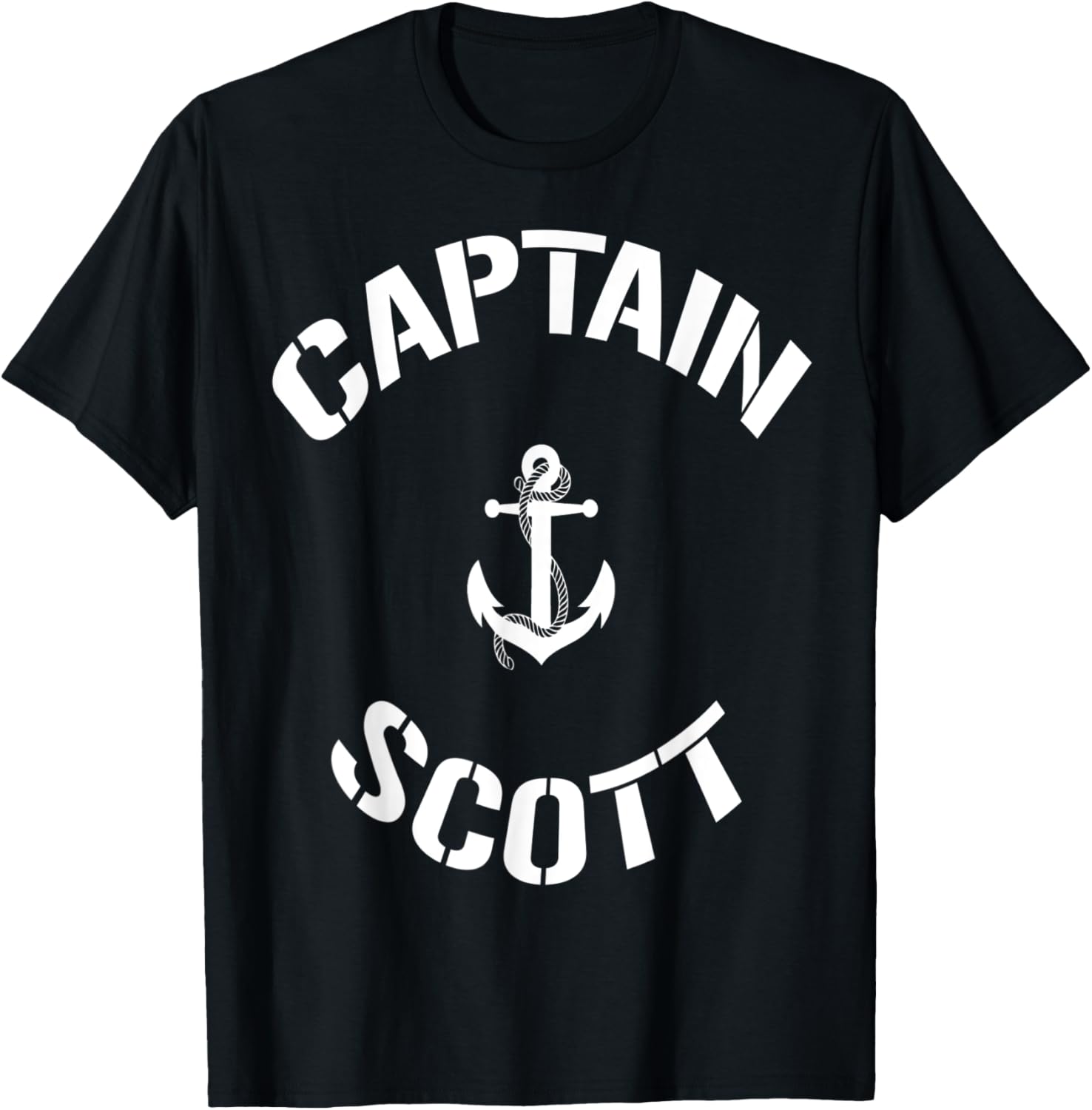 Sailing Boat Captain Scott Personalized Boating Name