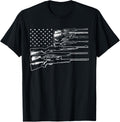 Usa Hunting Rifle Guns Flag Hunter