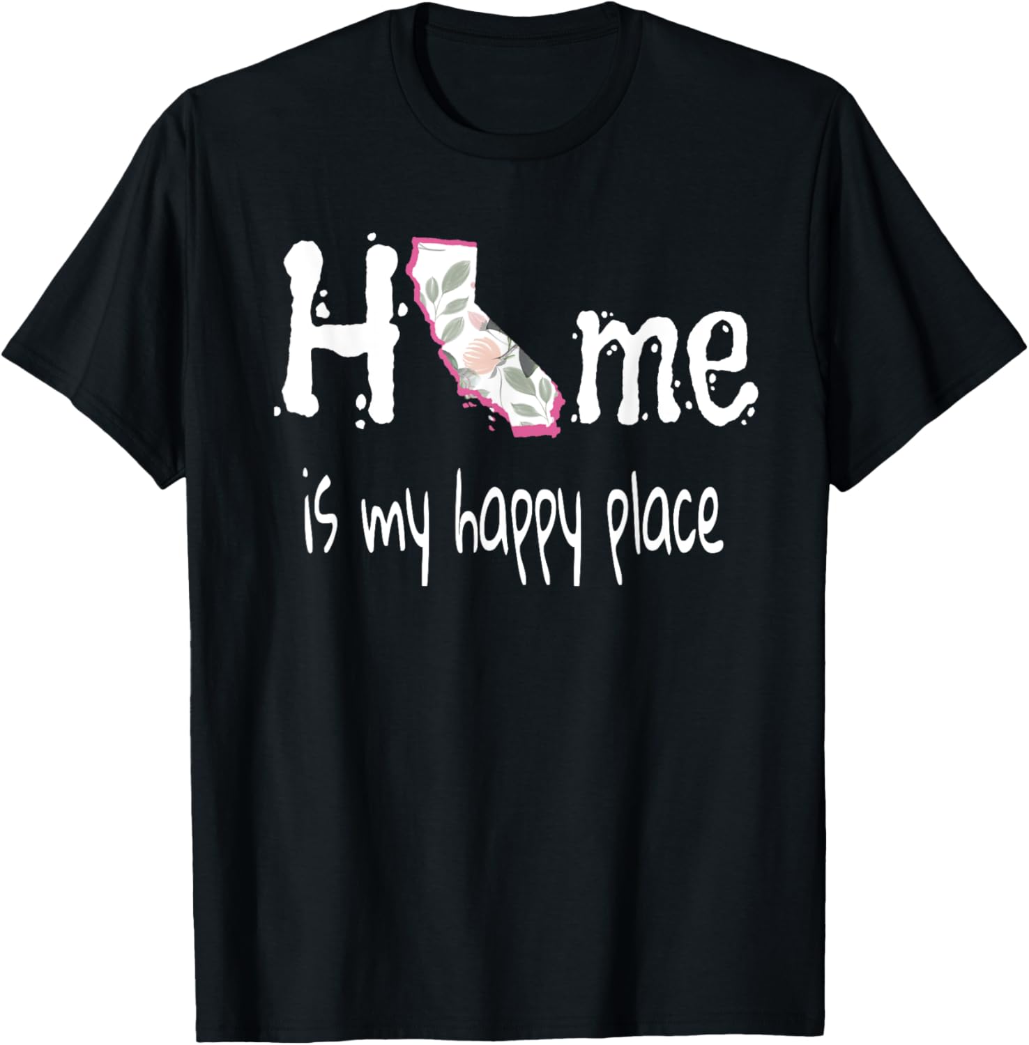 Home Is My Happy Place California Floral