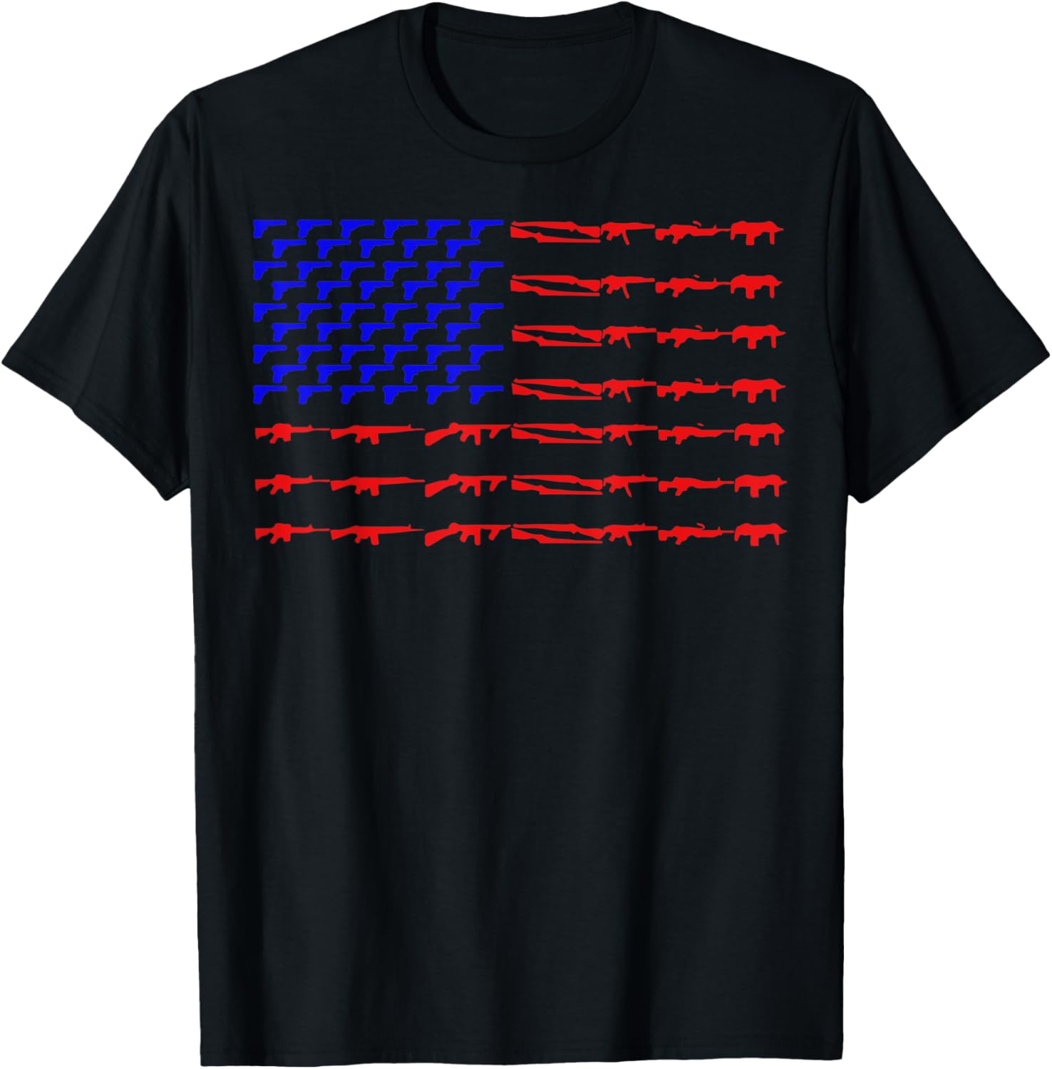 Gun Rights Gun Lovers Usa Flag Machine Guns 2A
