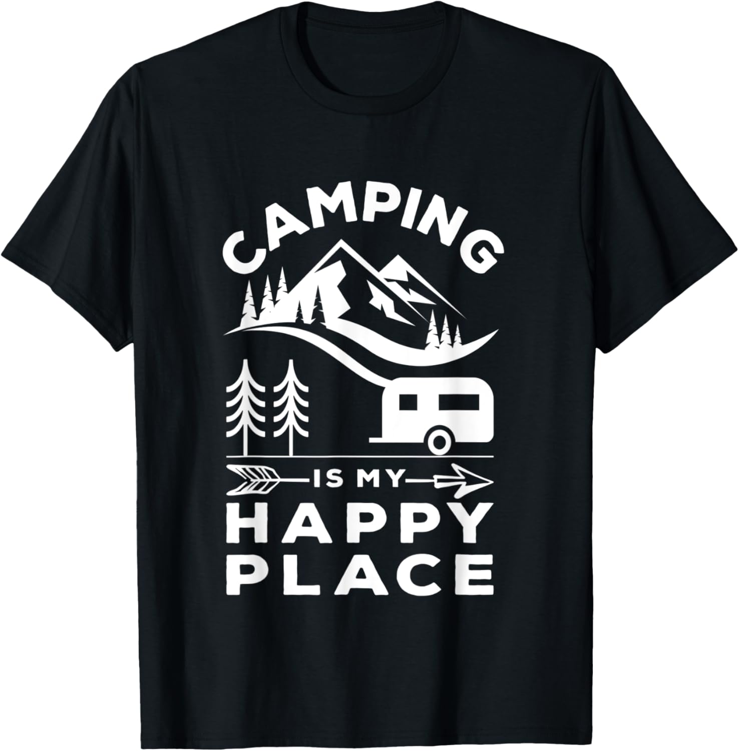 Camping Is My Happy Place Camper