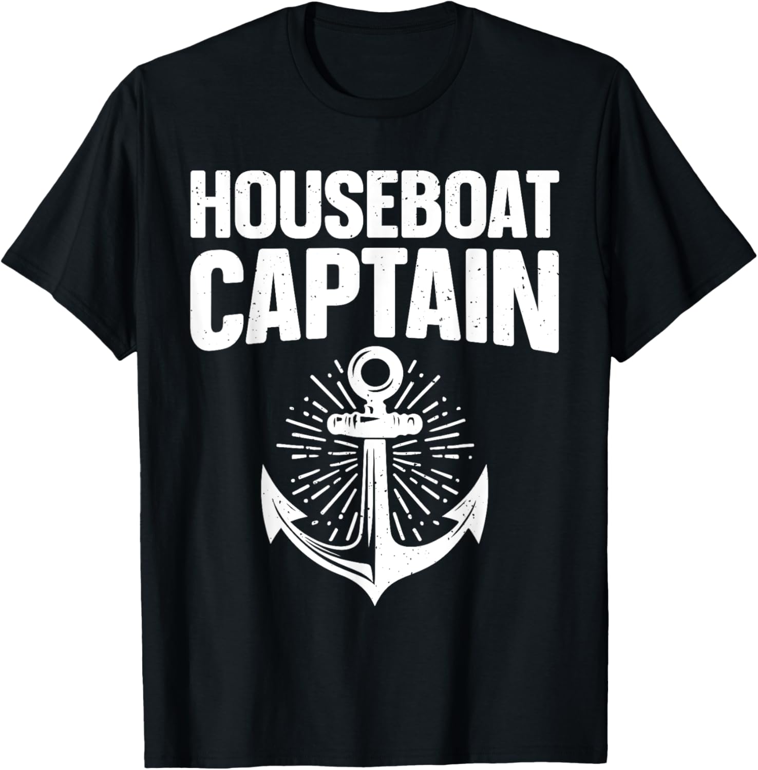 Cool Houseboat Captain Design Men Women Houseboat Lover