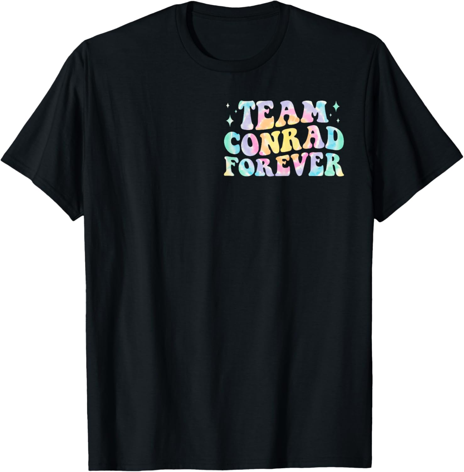 Team Conrad Groovy Tie Dye Kid Pocket Design