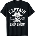 Captain Of Ship Show Pontoon Boat
