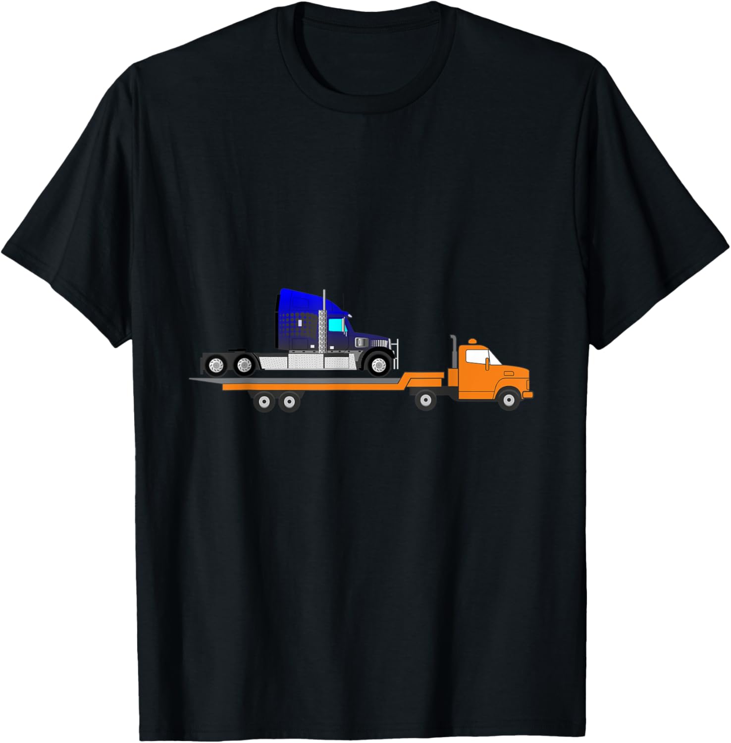 Tow Truck Carrying A Diesel Engine Girls Boys