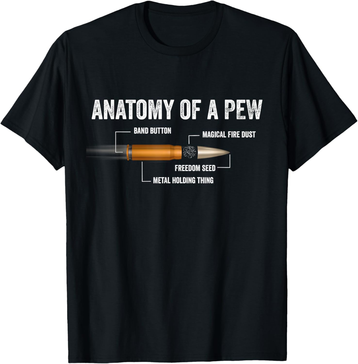 Anatomy Of A Pew Funny Bullet Ammo Gun Guns Lover