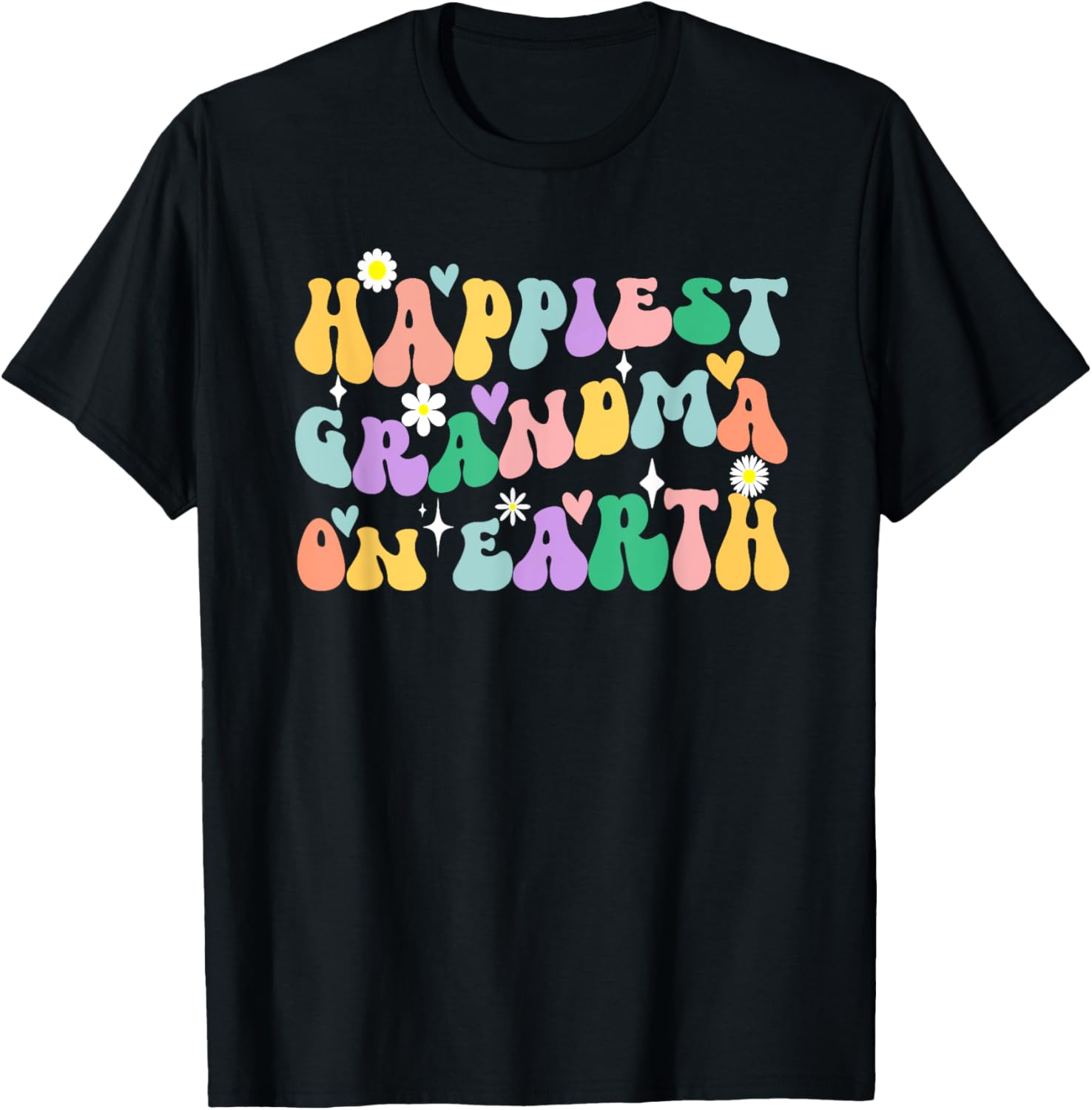 Retro Groovy Happiest Grandma On Earth For Family Trip