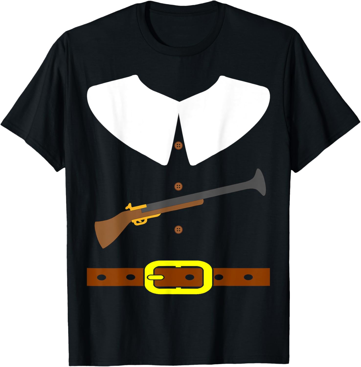 Turkey Hunter Pilgrim Gun Thanksgiving