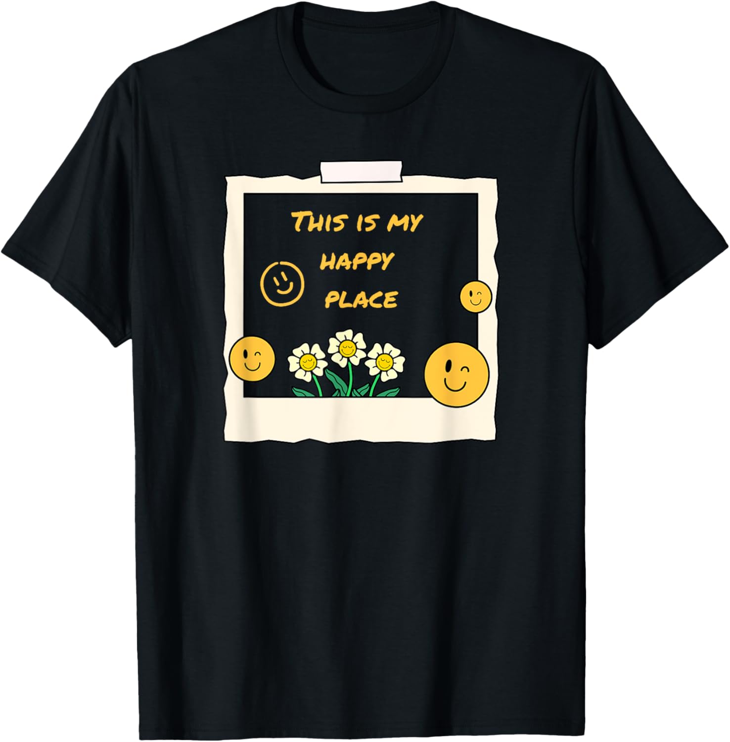 Motivational Inspirational Fun Retro This is My Happy Place