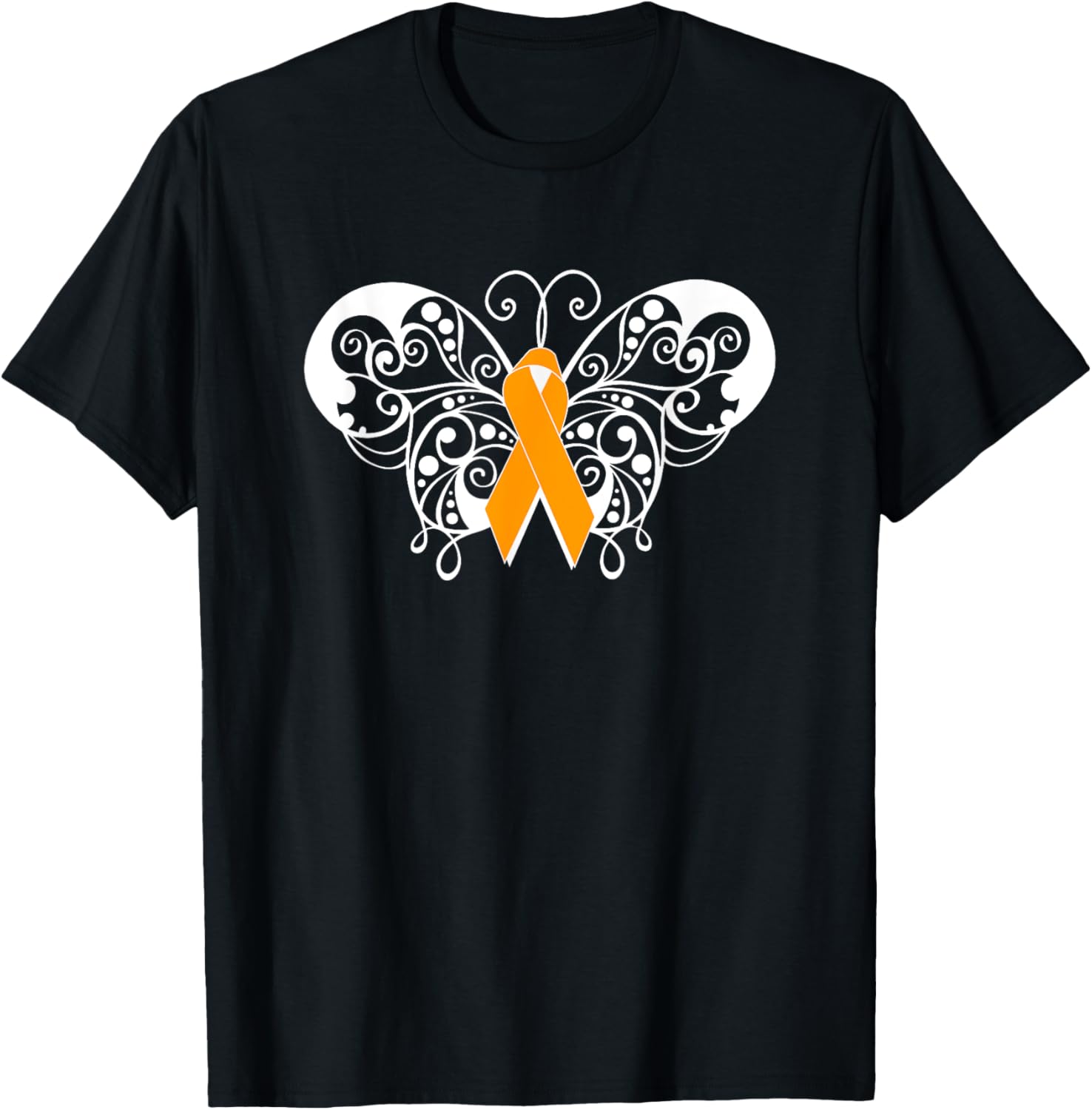 Gun Control Shirt Orange Ribbon Butterfly Gun Reform Tshirt