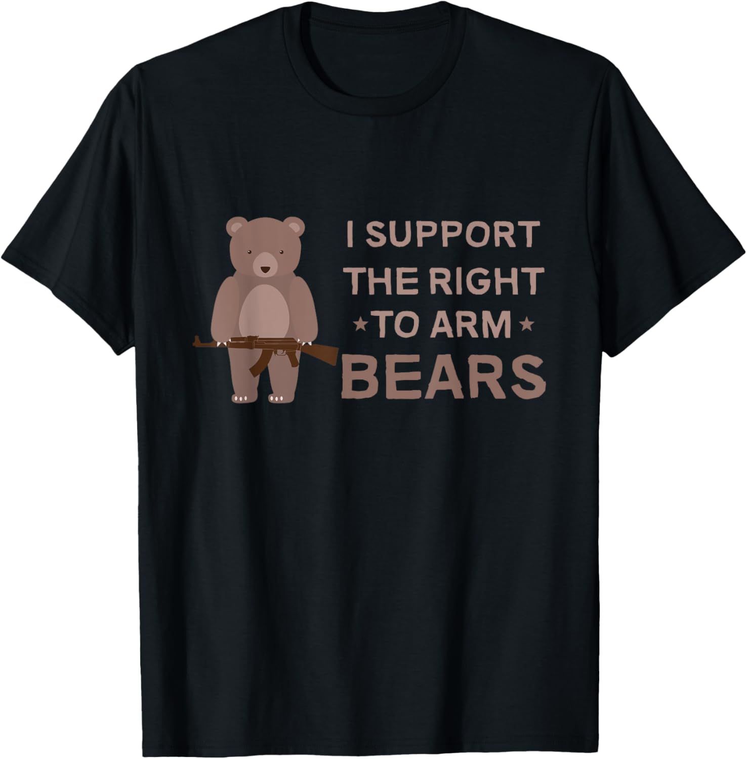I Support Right To Arm Bears 2Nd Amendment Gun Lovers