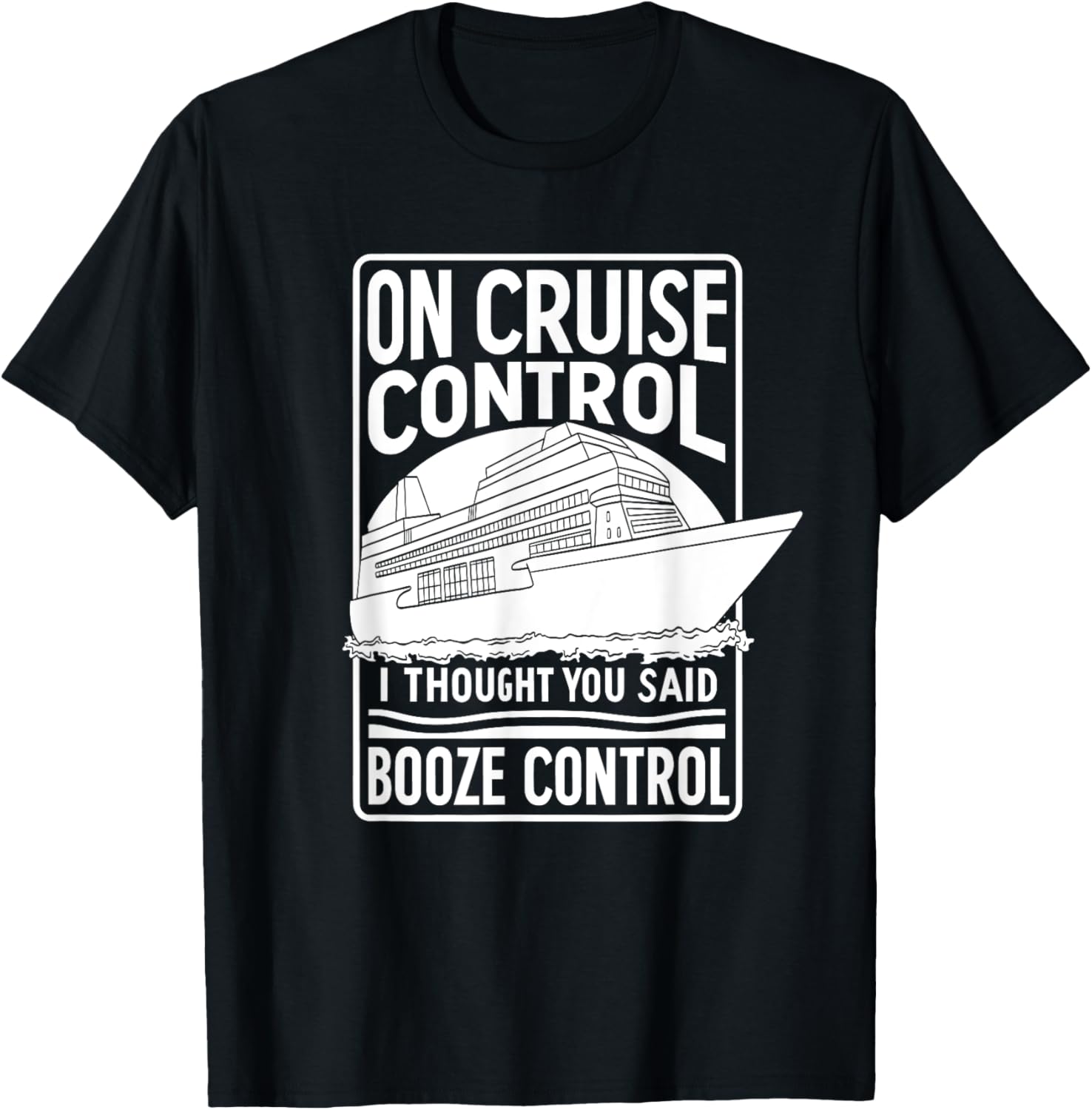 Funny Liner Trip Ocean Captain Ship Cruising Boat
