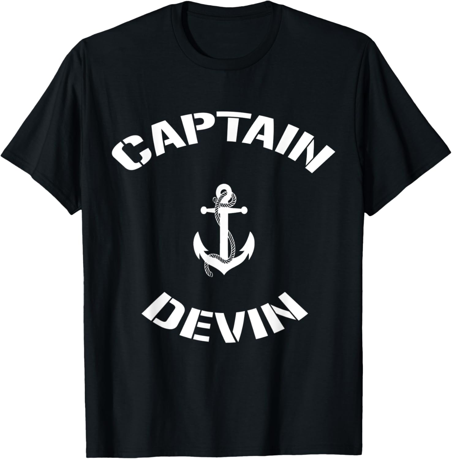Sailing Boat Captain Devin Personalized Boating Name