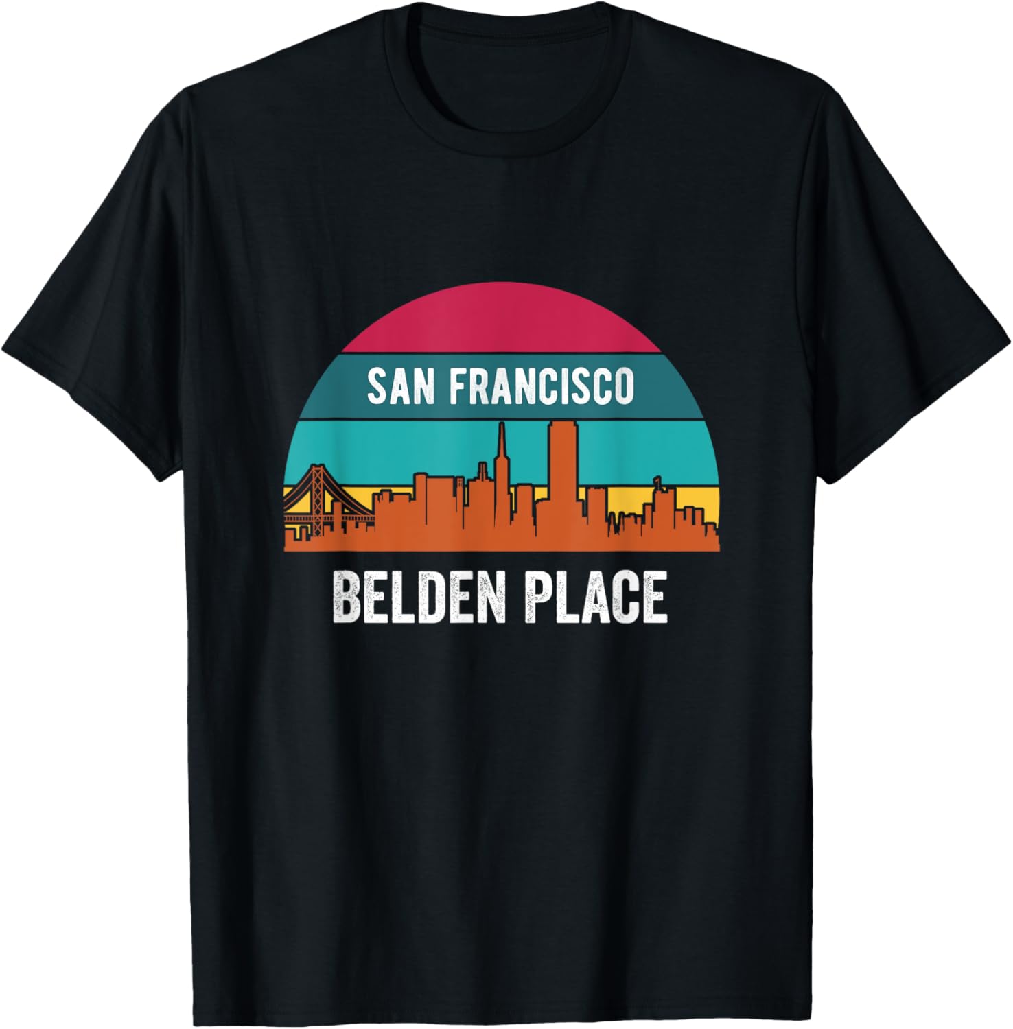 Belden Place San Francisco California Retro Vintage