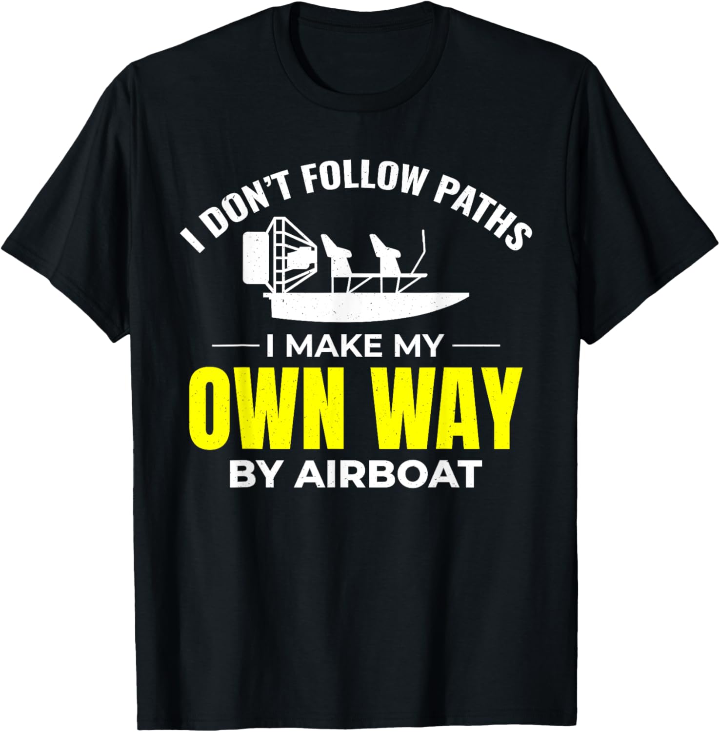 Airboat Fanboat Airboating Swamp Boat Captain