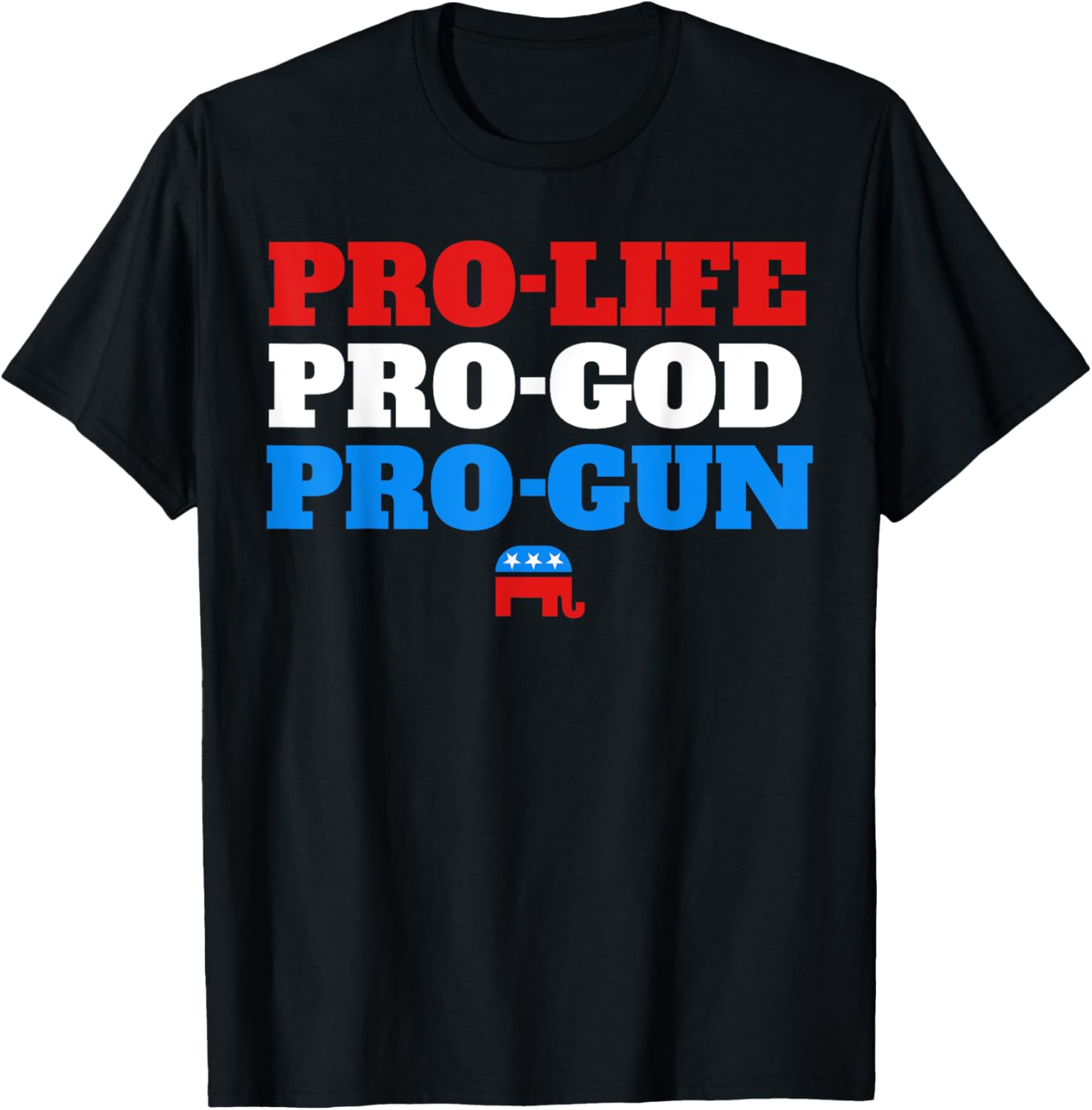 Pro Life Pro God Pro Gun Patriotic Conservative T Shirt Women Men