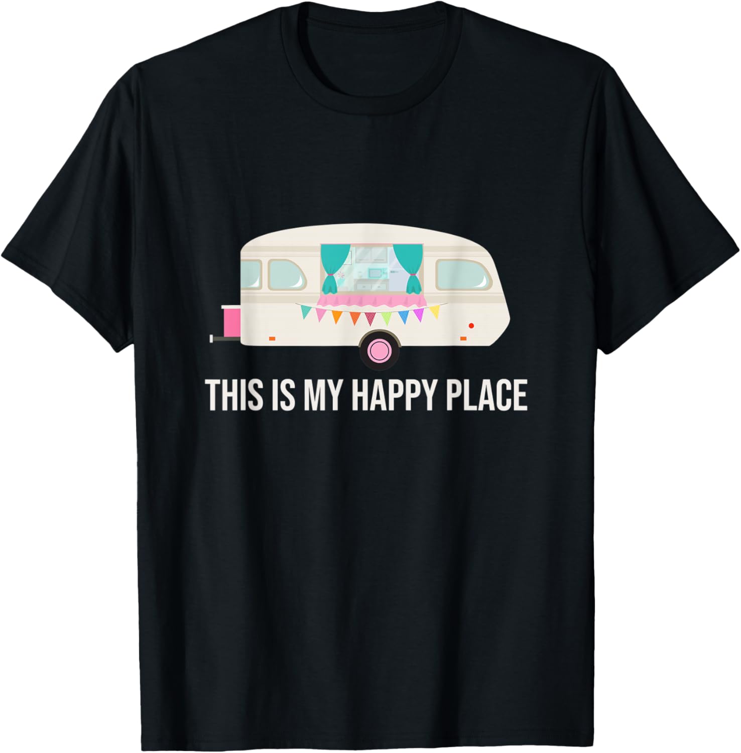 RV vacation T-Shirt This is my happy place, funny camping