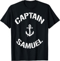 Sailing Boat Captain Samuel Personalized Boating Name