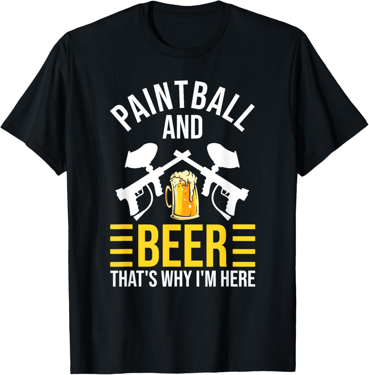 Paintballer Marker Air Gun Beer And Paintball