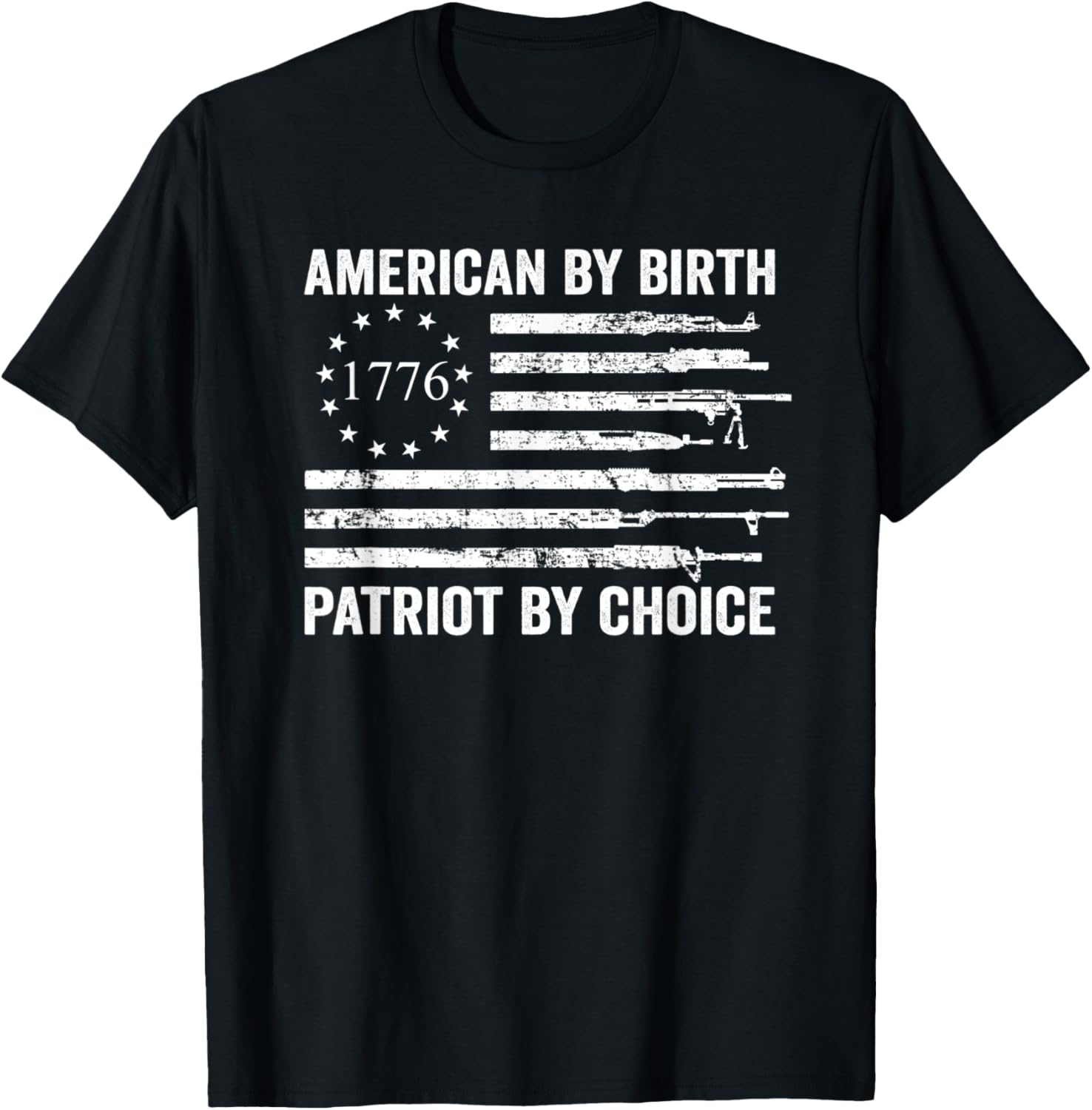 American By Birth Patriot By Choice Pro Gun Rights Flag