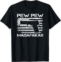 Pew Madafakas 9Mm 45 Pistol Usa Flag Funny Gun