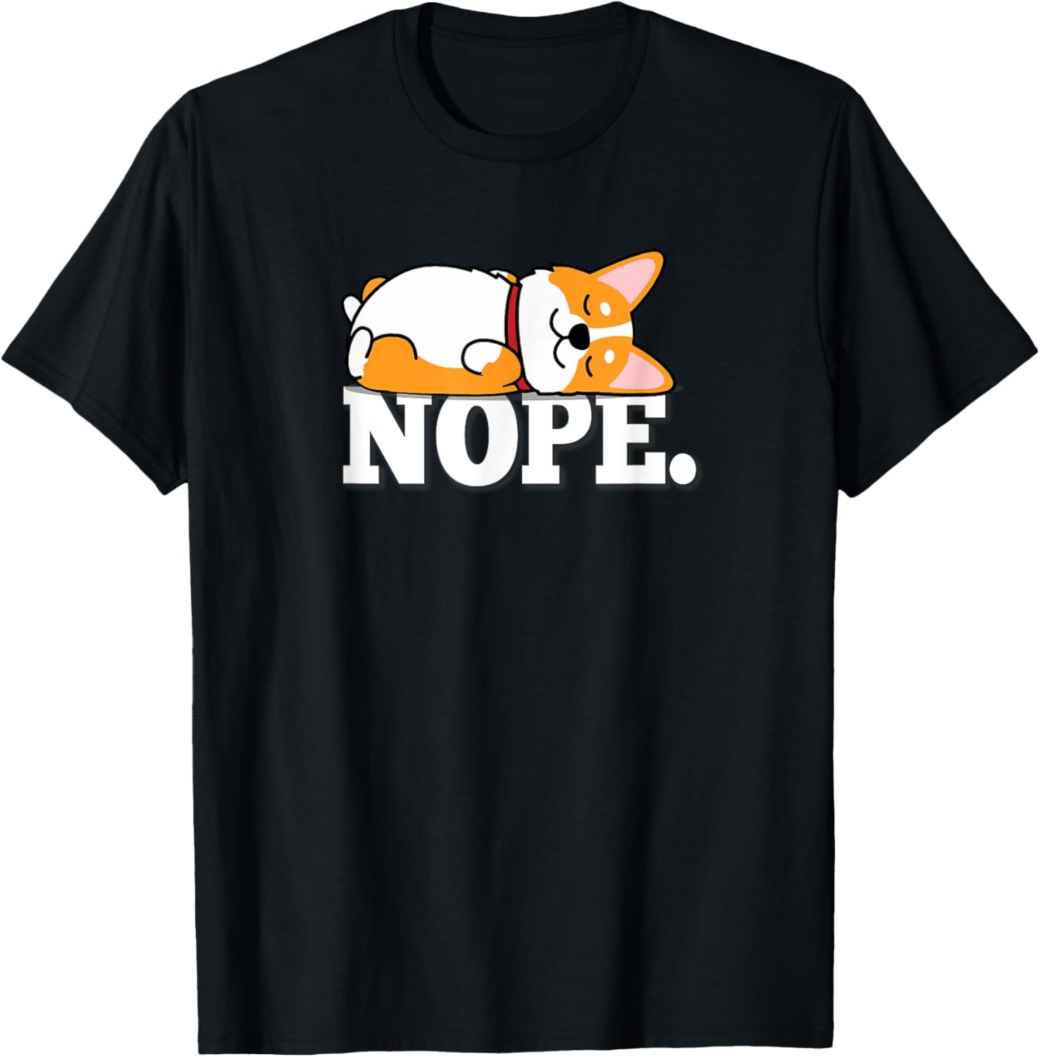 Funny Cartoon Kawaii Kid NOPE Pembroke Welsh Corgi Dog Lover