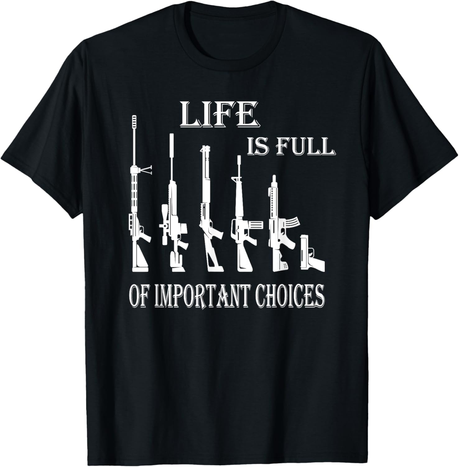 Life Is Full Of Choices Ar15 2Nd Amendment Us Flag Pro Gun