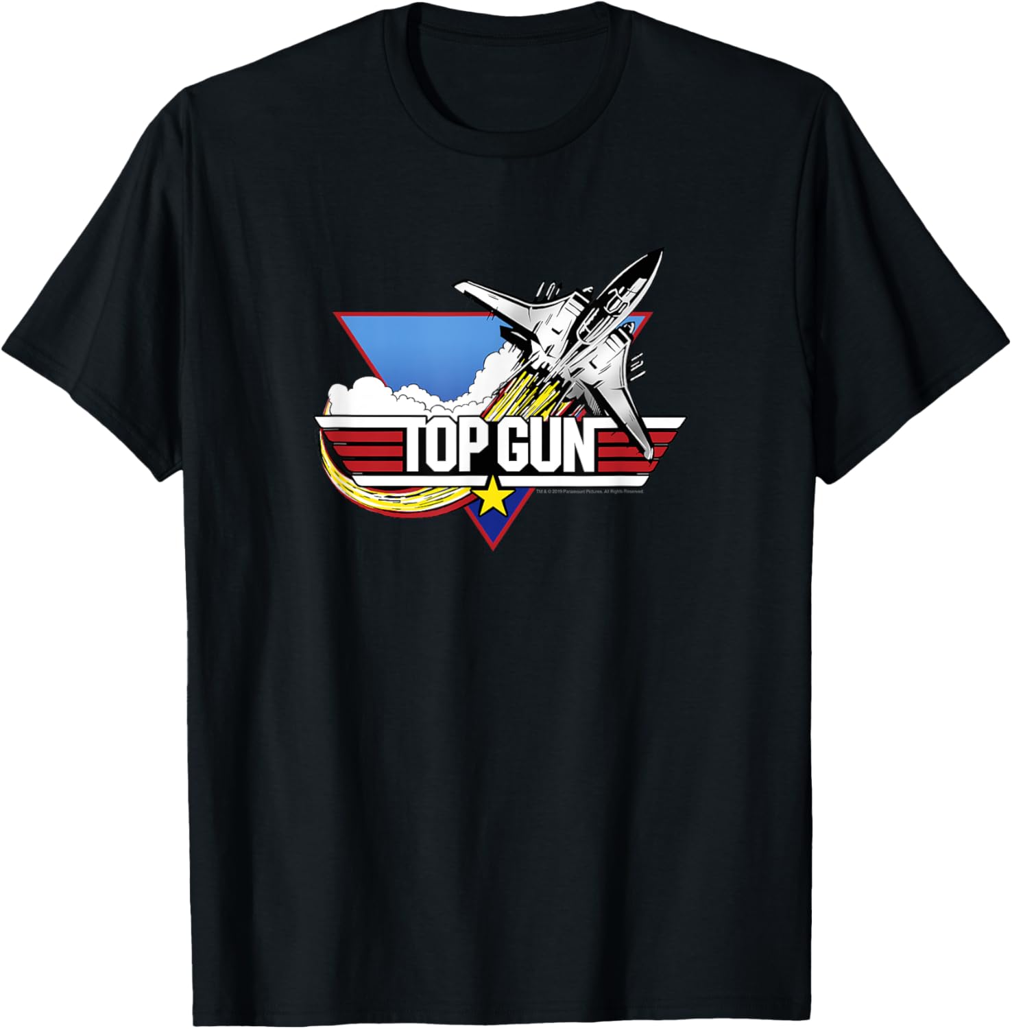 Top Gun Fighter Jet Portrait Logo