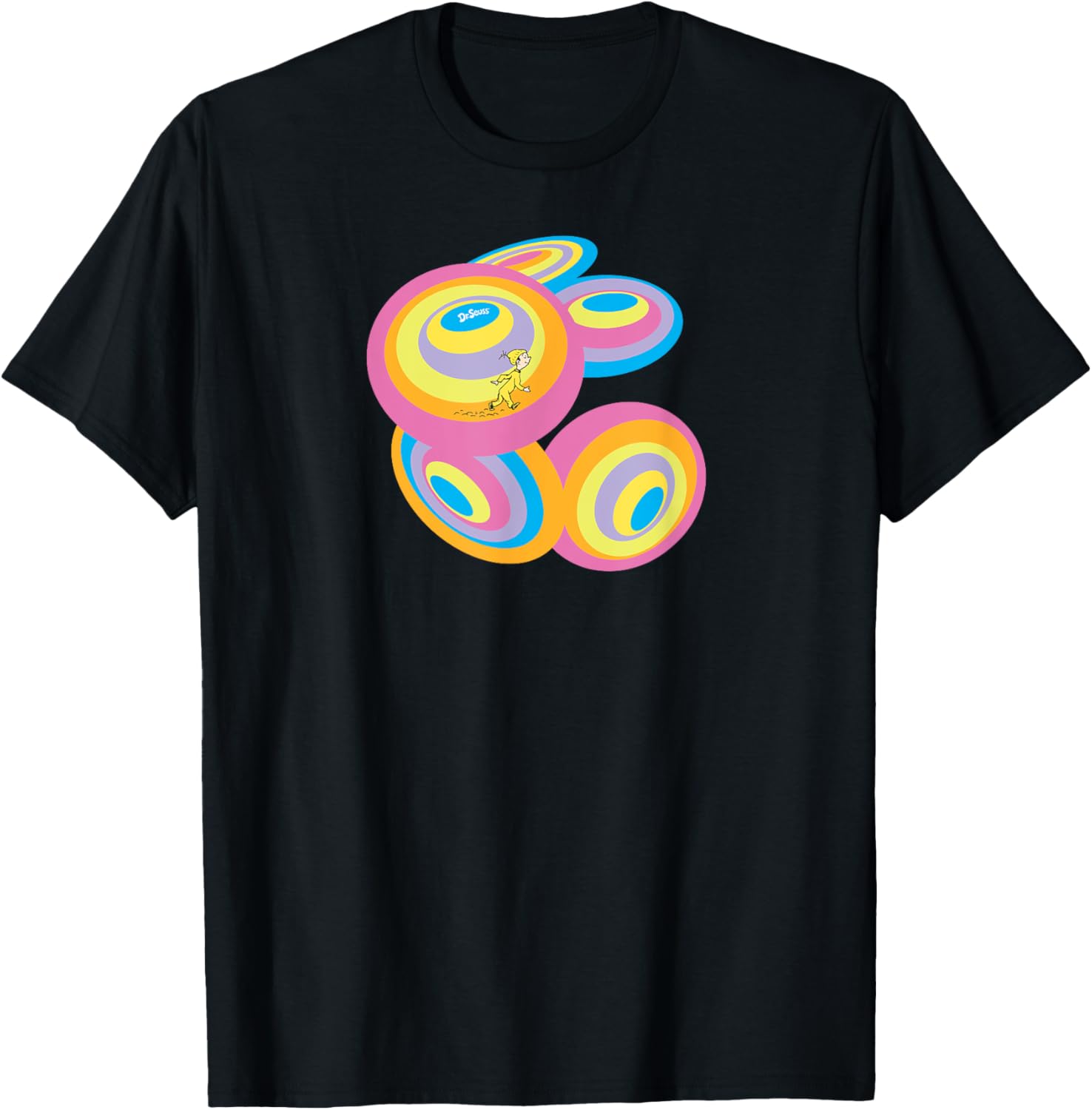 Dr. Seuss Oh the Places You'll Go - Circles T-shirt