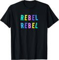Rebel Rebel Happy place pastel coloured slogan design