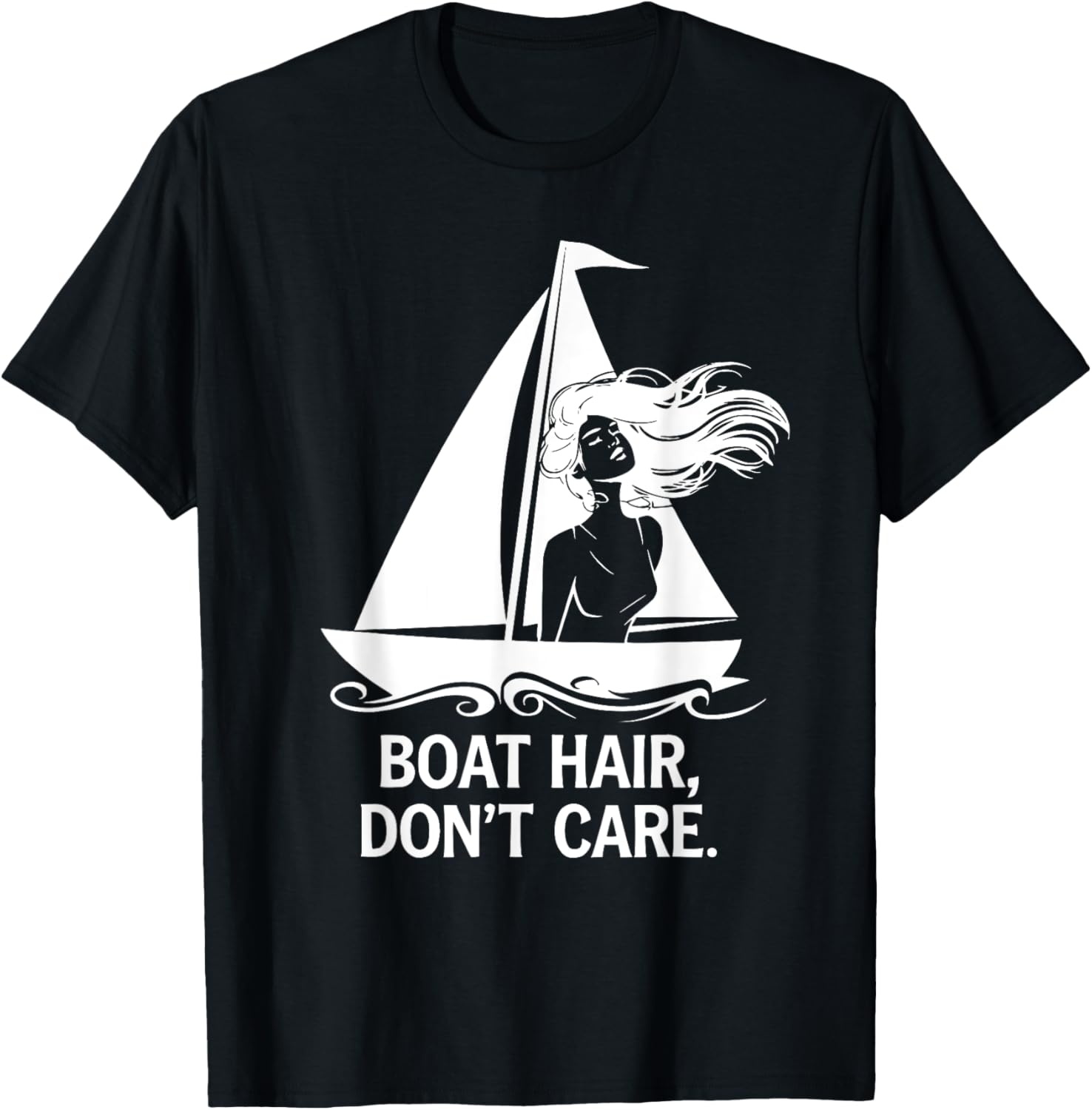 Funny Woman Sailor Sailboat Design