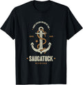 Vintage Retro Anchor Saugatuck Michigan Boating Sailing