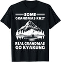 Retro Kayaking Grandma Mom Kayaker Boating Kayak Boating