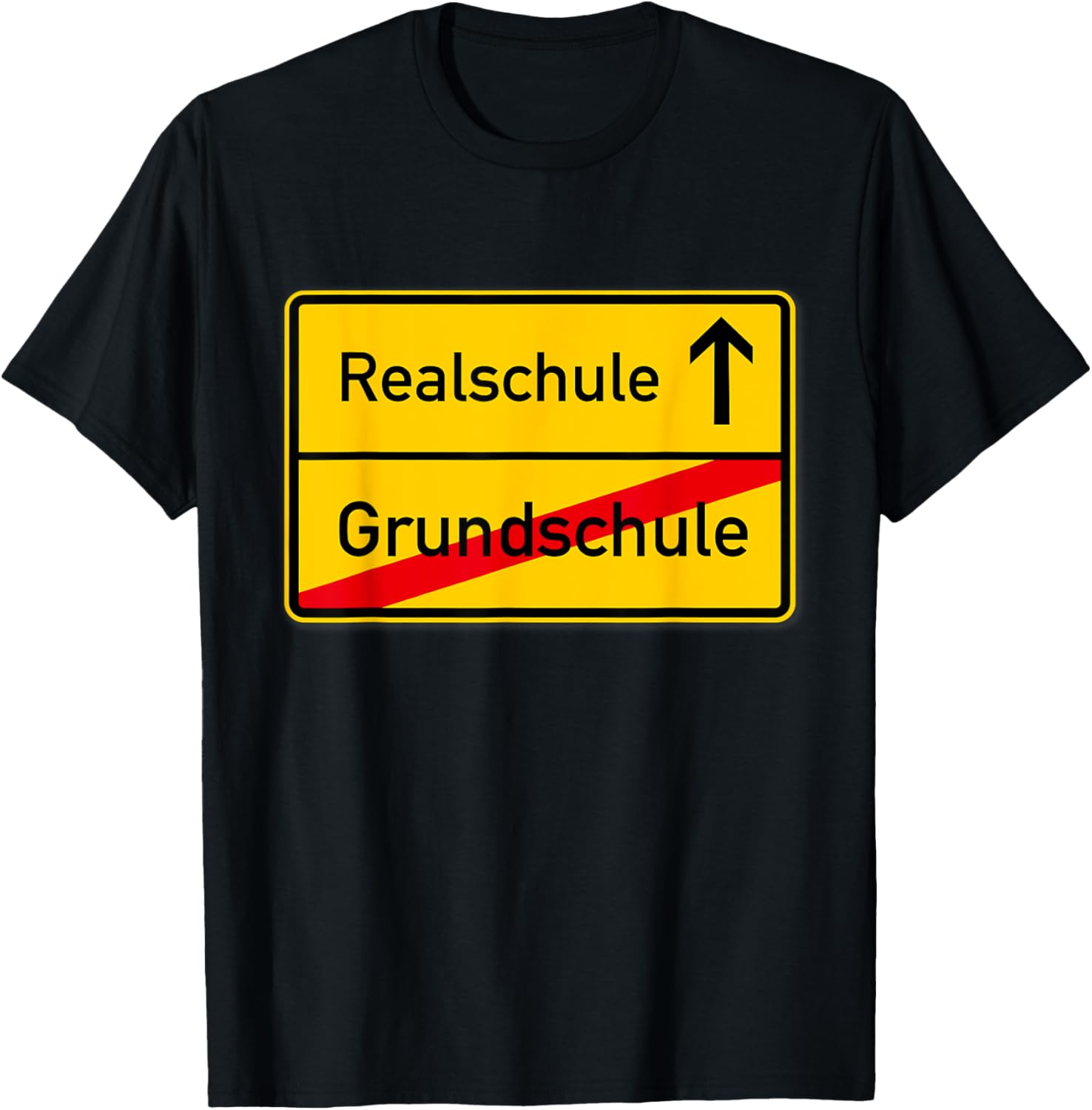 Realschule First Day of School Place Sign T-Shirt 5th Class