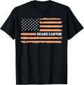 Grand Canyon National Park Vintage USA American Flag T-Shirt for Women Kids Men