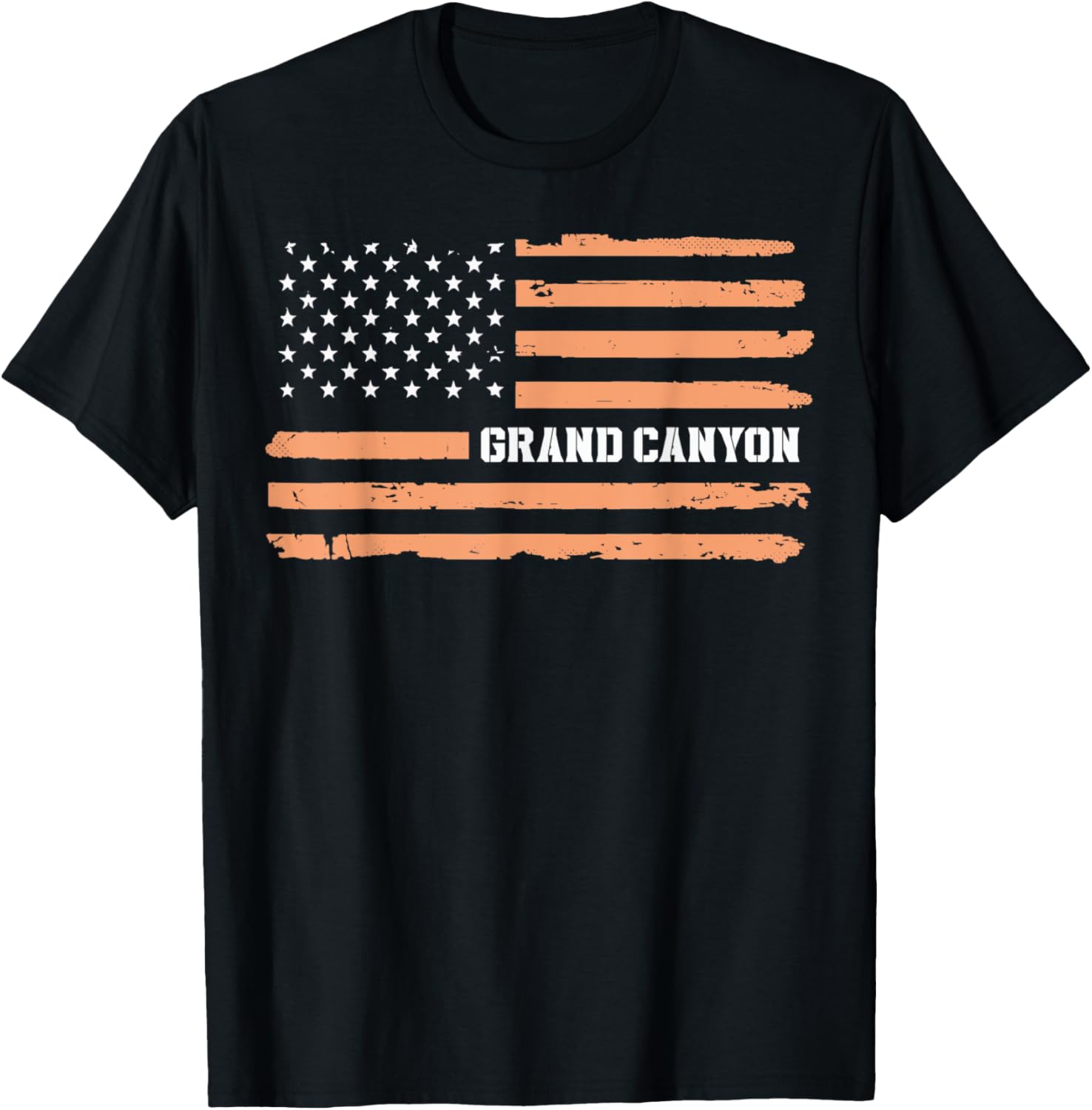 Grand Canyon National Park Vintage USA American Flag T-Shirt for Women Kids Men
