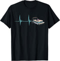 Pontoon Captain Heartbeat Ekg Pulse Boating River Pontooning