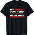 Gun Shirts My Gun Rights Dont End Shirt Gun Owner