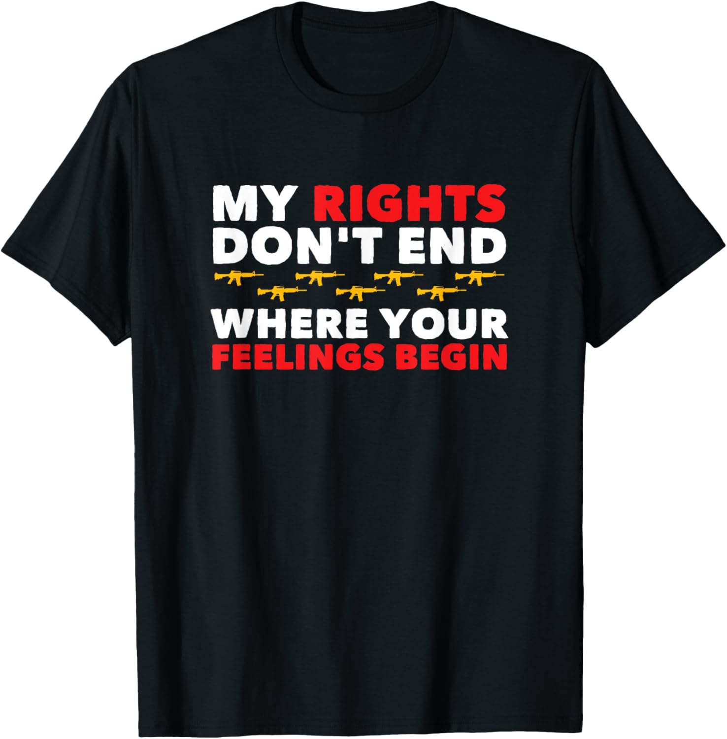 Gun Shirts My Gun Rights Dont End Shirt Gun Owner