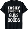 Funny Guns Easily Distracted By Guns Boobs