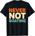 Retro Boating Lake Vintage Pontoon Boat