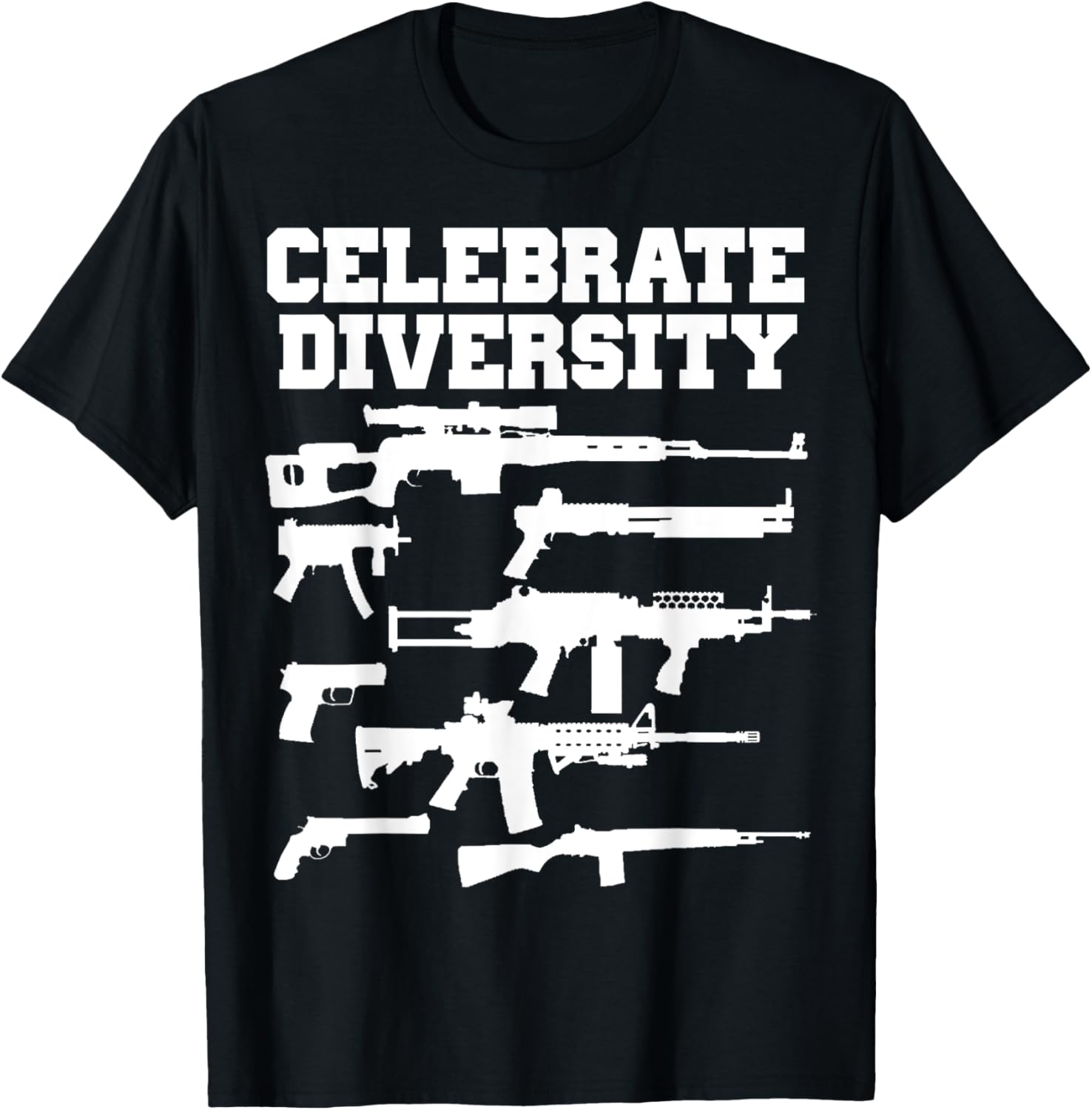 Celebrate Diversity Gun Shirt For Men Or Women