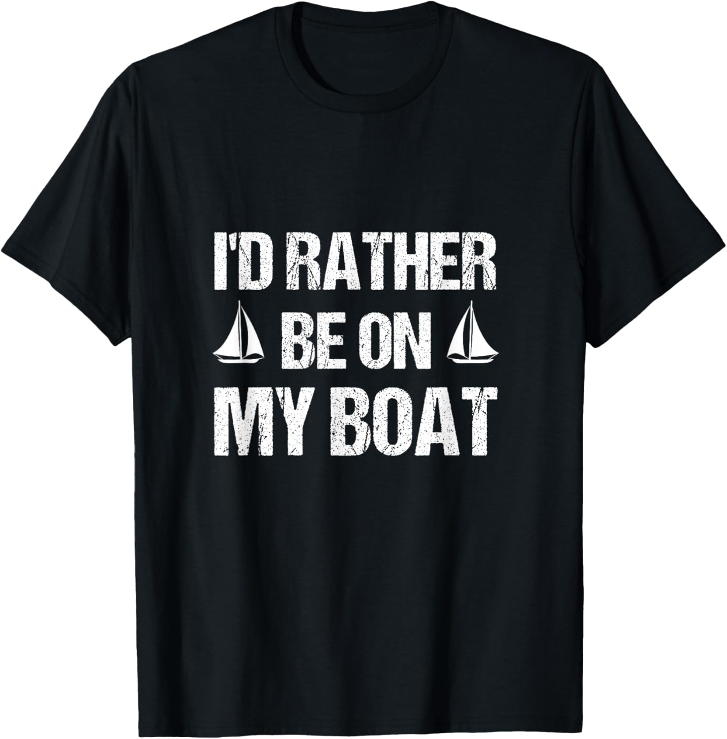Funny Vintage I D Rather Be On My